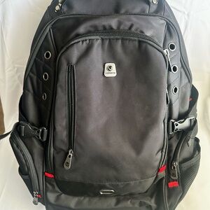 Black and Red Men's Backpack